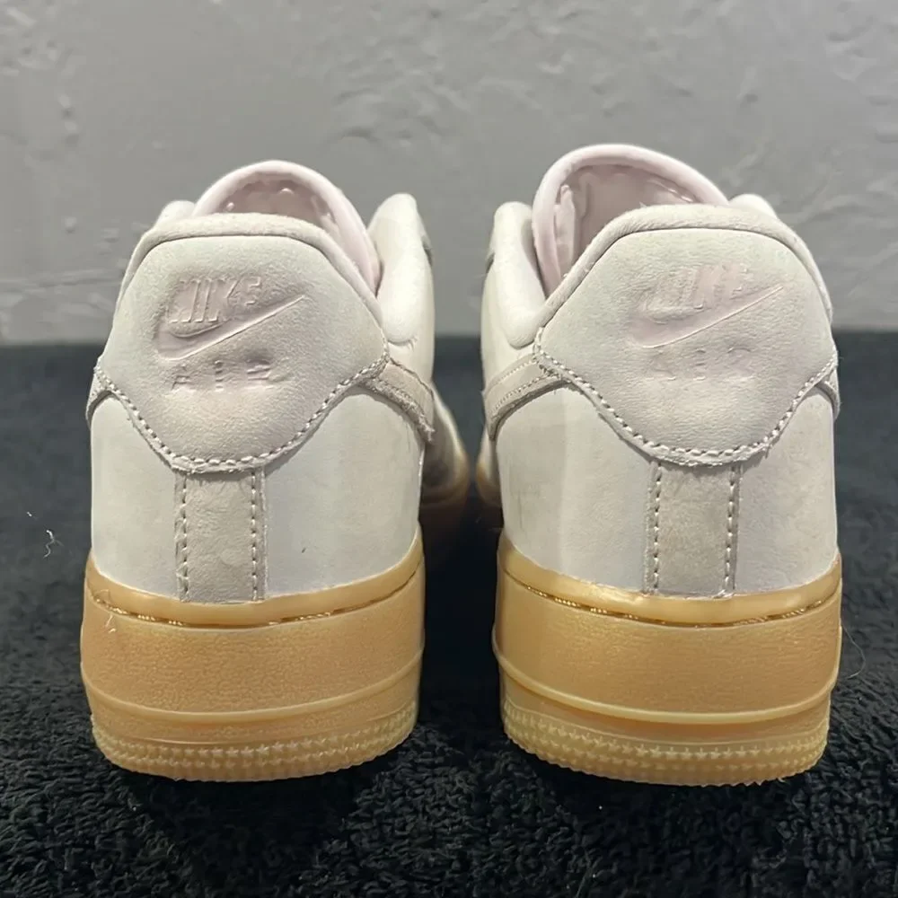 🔥‎ NIKE Air Force 1 Low PRM MF Pearl Pink /Gum Women Sz 7.5 - EXCELLENT